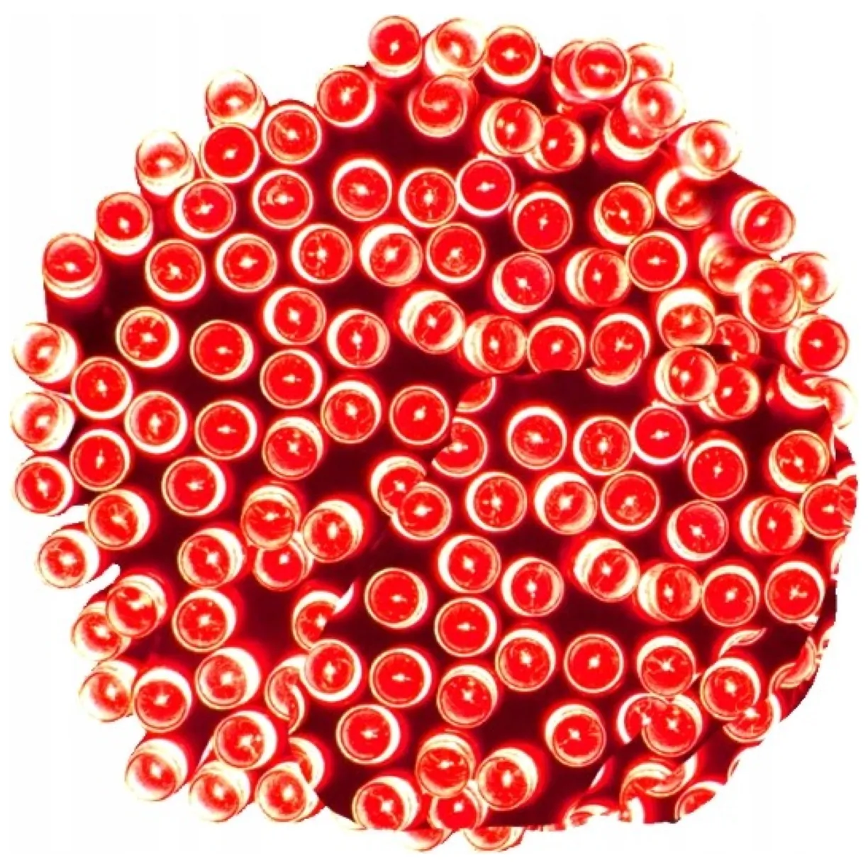 Światełka lampki wewnętrzne/zewnętrzne 300 LED Czerwone - obrazek 7