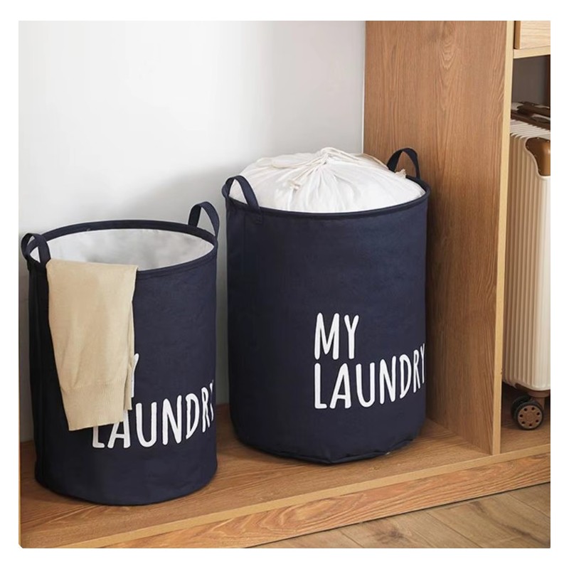 Organizer, pojemnik na zabawki, kosz na pranie 40 x 50 cm czarny OR111CZ - obrazek 5