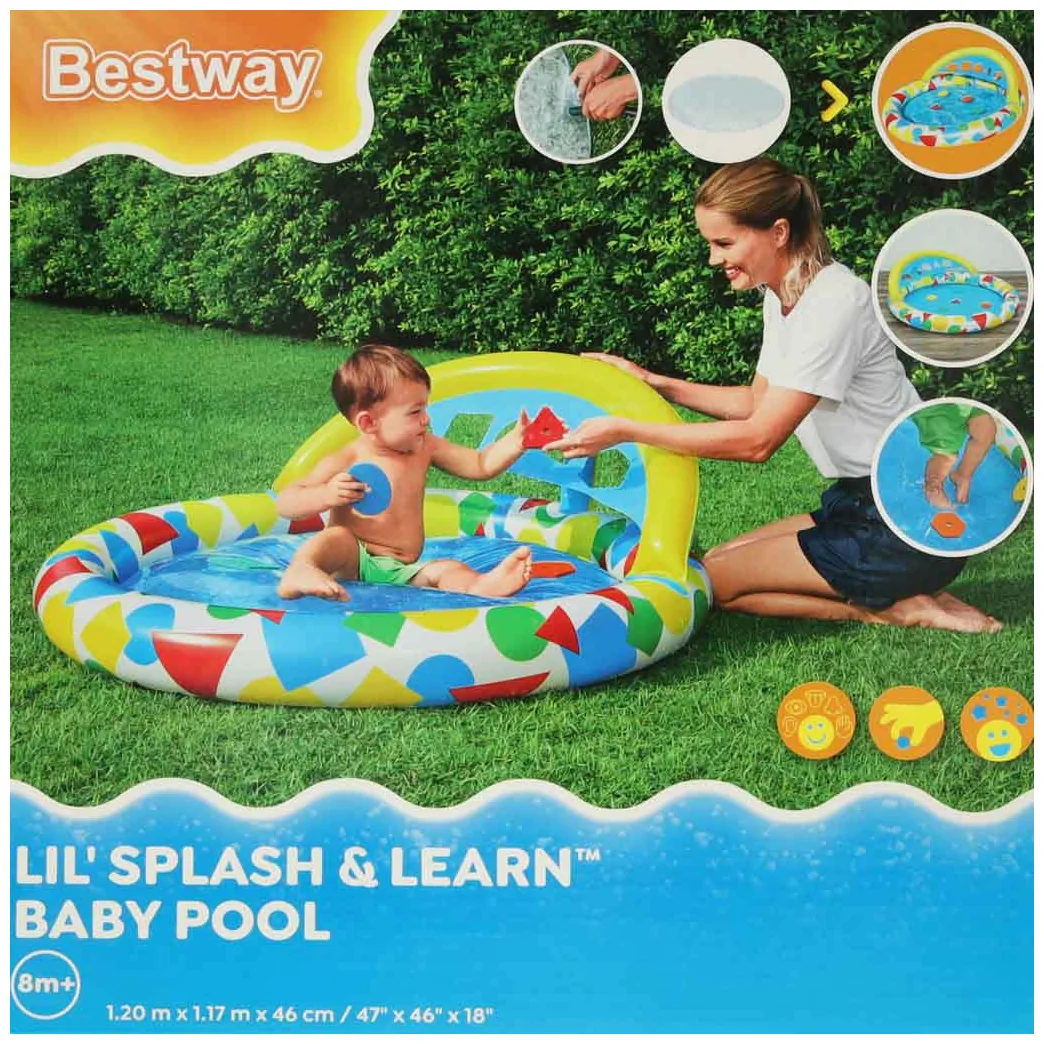 Basen brodzik z poduszką BESTWAY 52378 120cm - obrazek 10