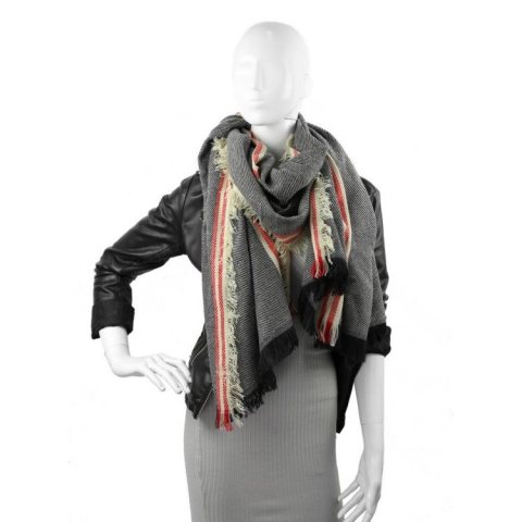 Szal Chusta ombre z morelą SZALS2