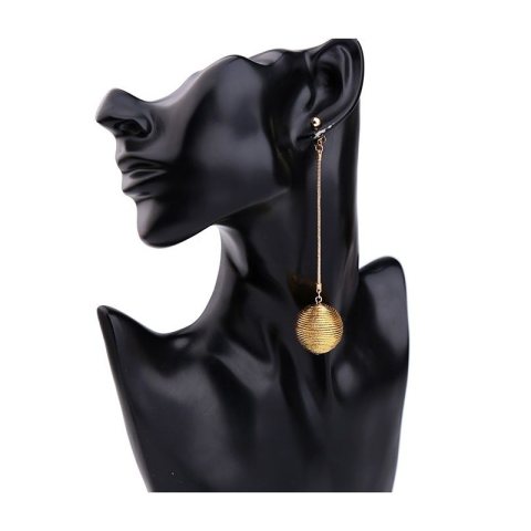 Kolczyki Wiszące kule wysoka jakość K786