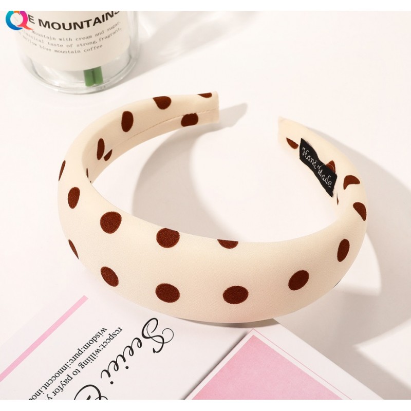 Opaska Creamy Dots O441 - obrazek 2