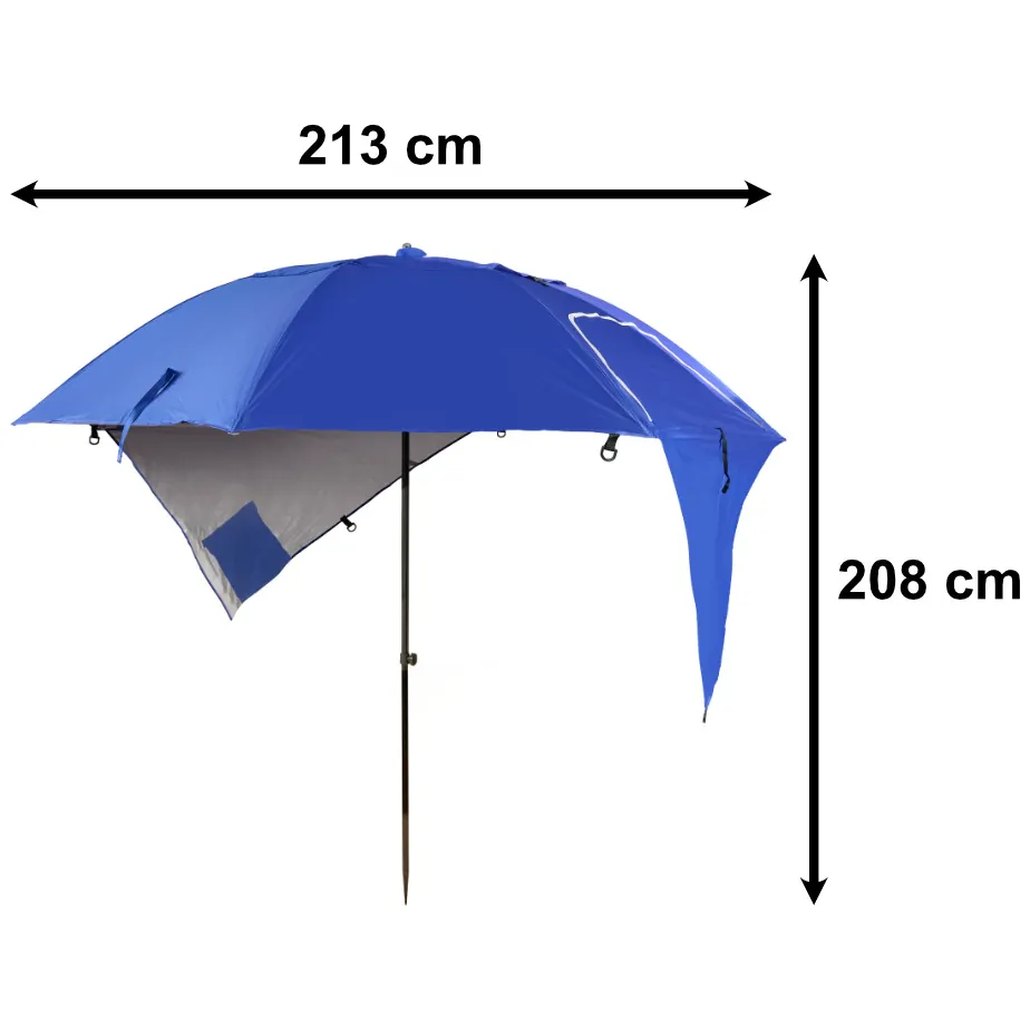 Parasol namiot plażowy ogrodowy składany duży XXL 213cm - obrazek 16
