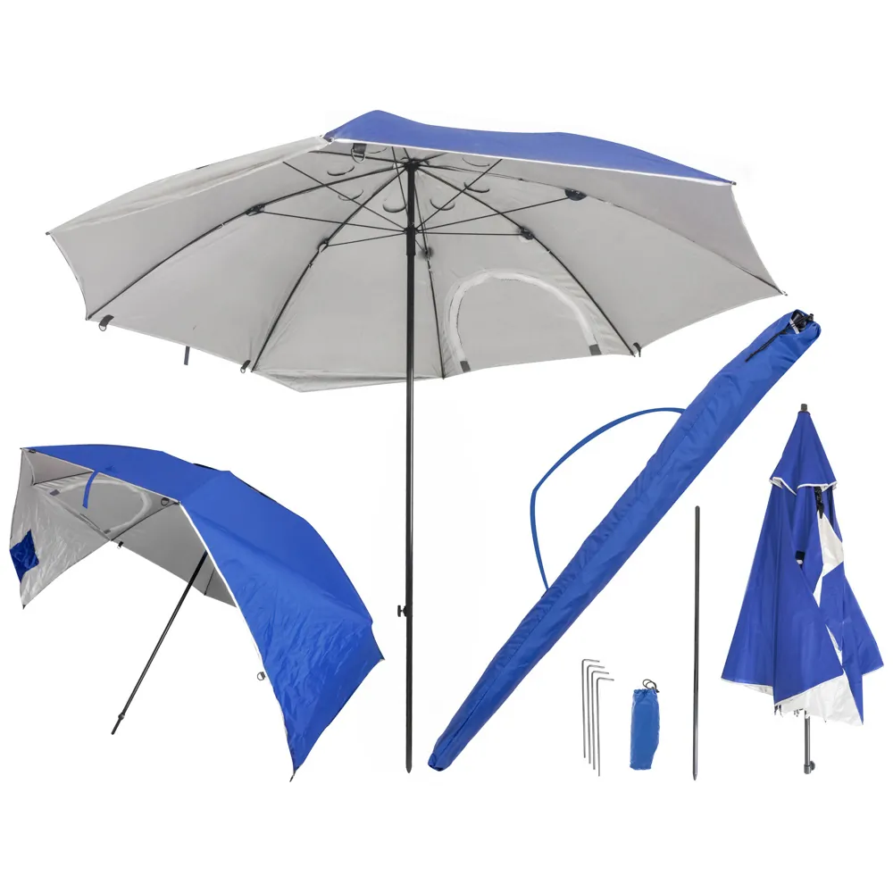Parasol namiot plażowy ogrodowy składany duży XXL 213cm - obrazek 10