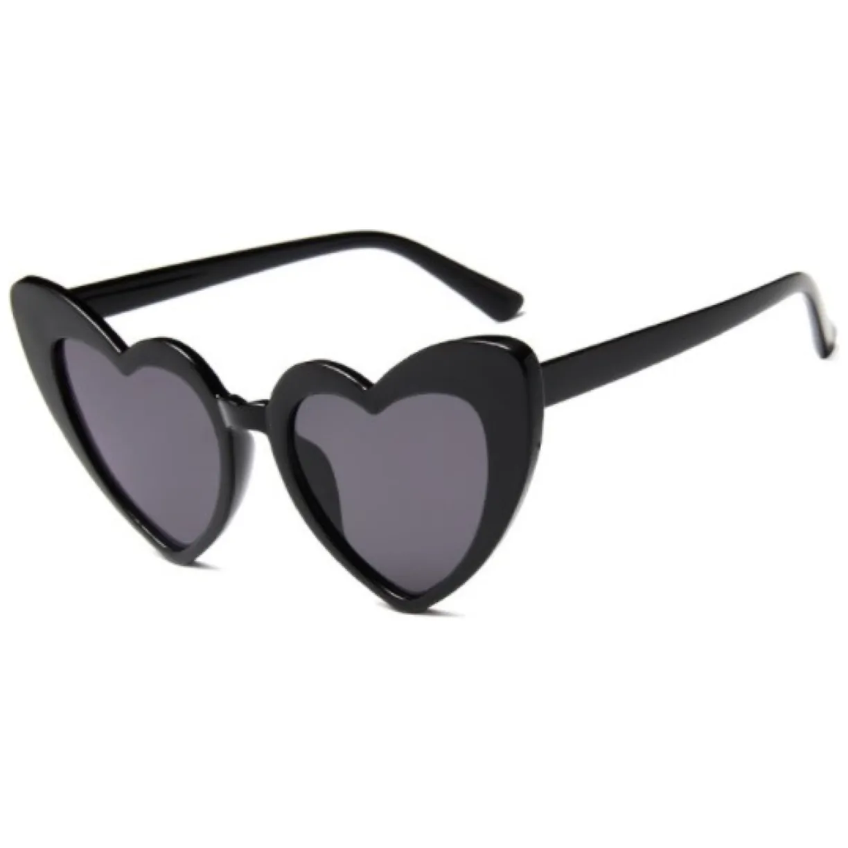 Okulary przeciwsłoneczne serca HEART BLACK - obrazek 3