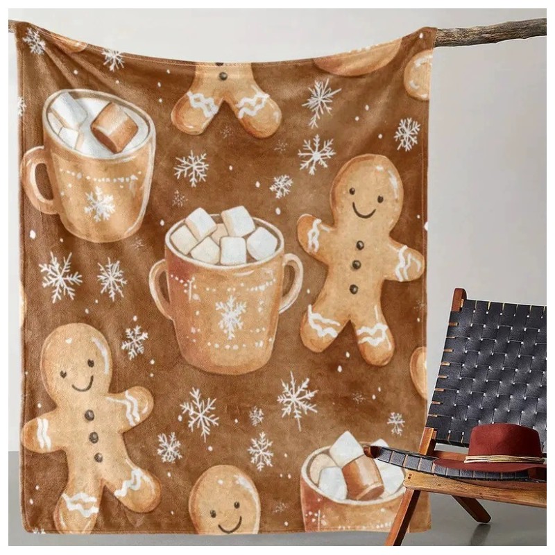 Mięciutki koc XL Flannel 150x200cm GRUBY MIĘKKI NARZUTA KOC21 - obrazek 5