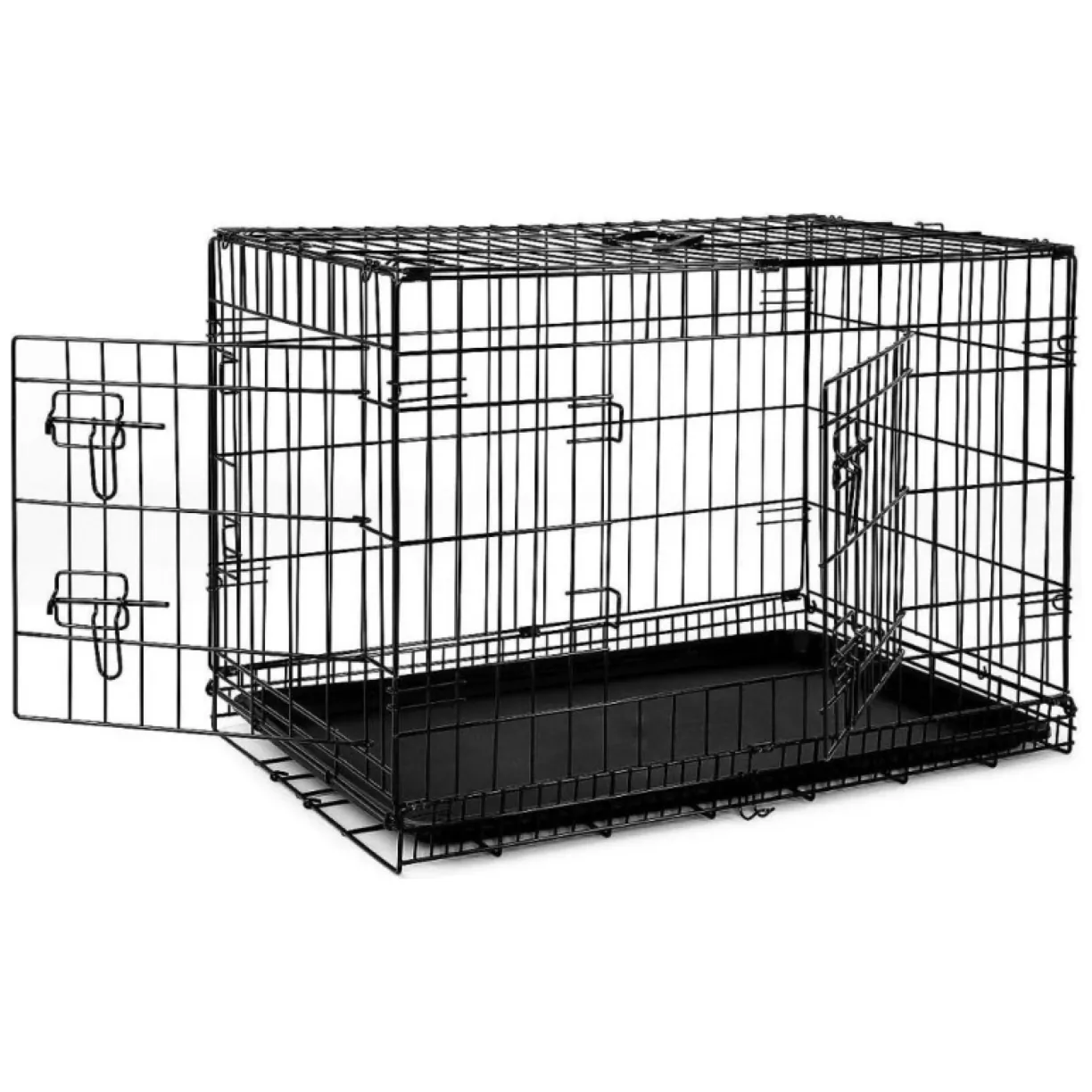 KLATKA KENNELOWA METALOWA KOJEC Transporter dla PSA KOTA, L 91x60x67cm - obrazek 2