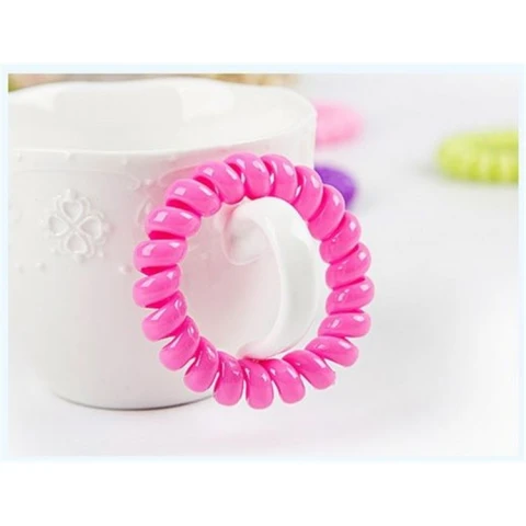 GUMKA DO WŁOSÓW SPRĘŻYNKA KOLORY, Kolor: Zielony