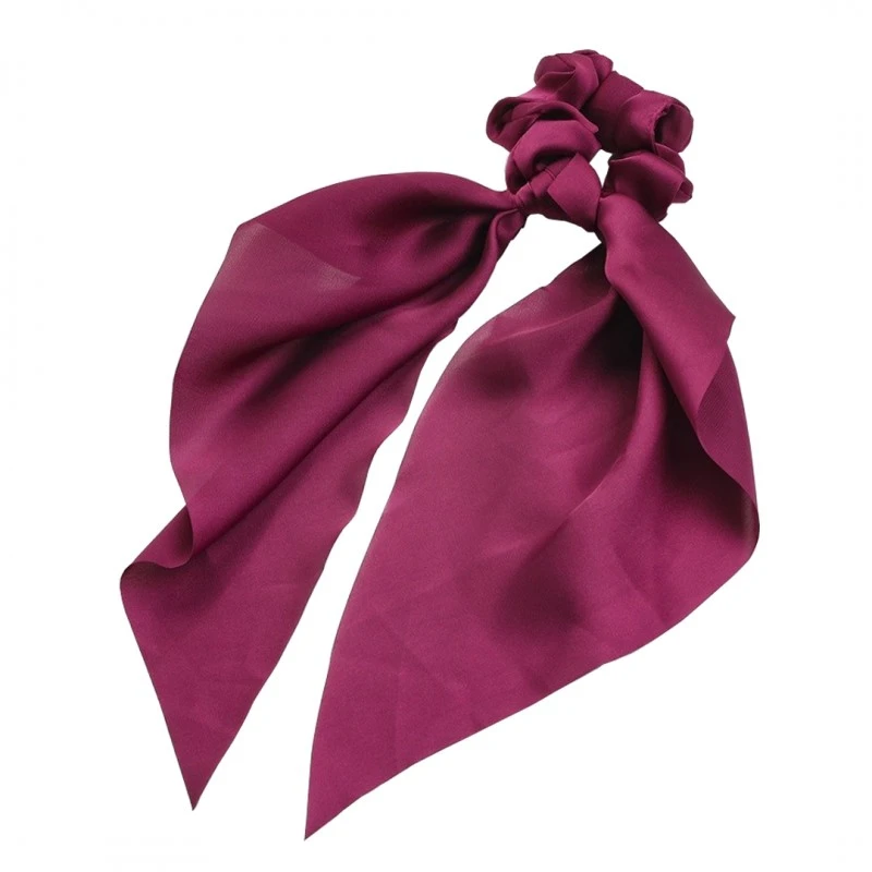 Gumka do włosów apaszka długa Magenta PIN UP GUM5F