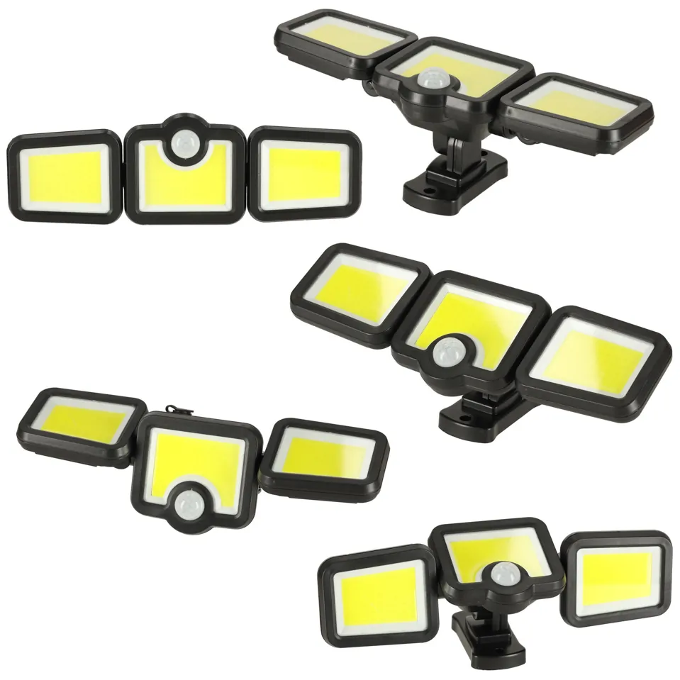 Solarna lampa ogrodowa LED 3w1 z czujnikiem ruchu i zmierzchu - obrazek 5