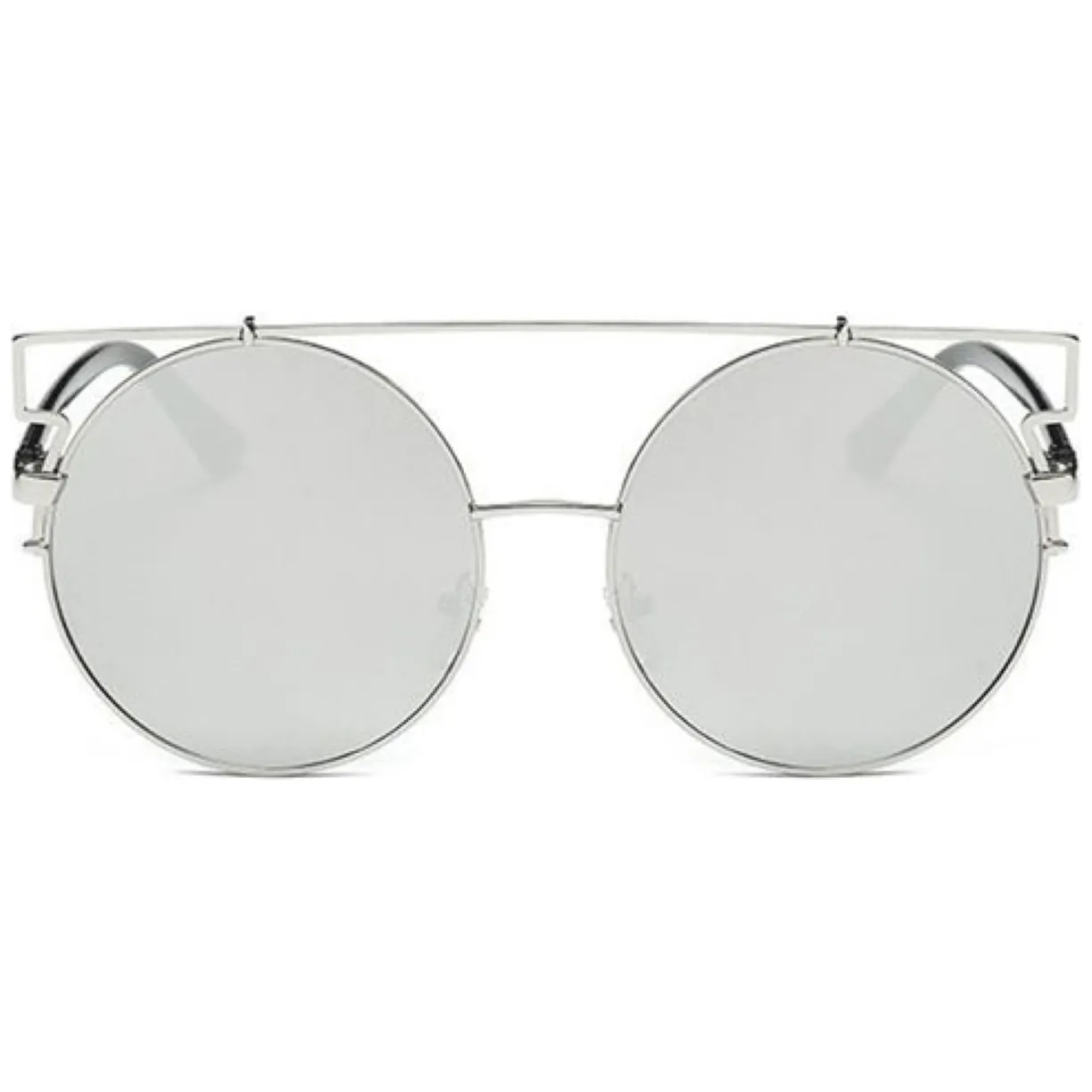 OKULARY LUSTRZANE OVER&OVER - SREBRNE OK83WZ4