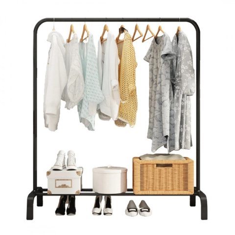 Stojący wieszak na ubrania, odzież, obuwie 110 x 150cm SZ03