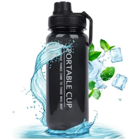 BUTELKA NA WODĘ BIDON NA SIŁOWNIĘ FITNESS 600ml przenośny mały BD04