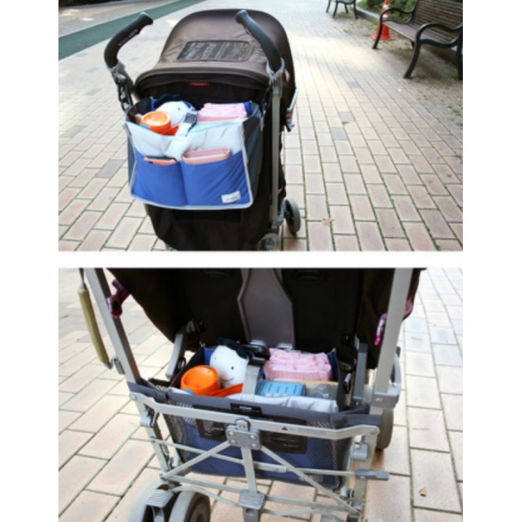 Wiszący organizer do wózka lub stojący niebieski OR21N - obrazek 5