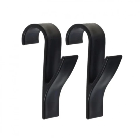 Wieszak, uchwyt, haczyk na grzejnik, prysznic, czarny komplet 2 SZT U16CZZESTAW2