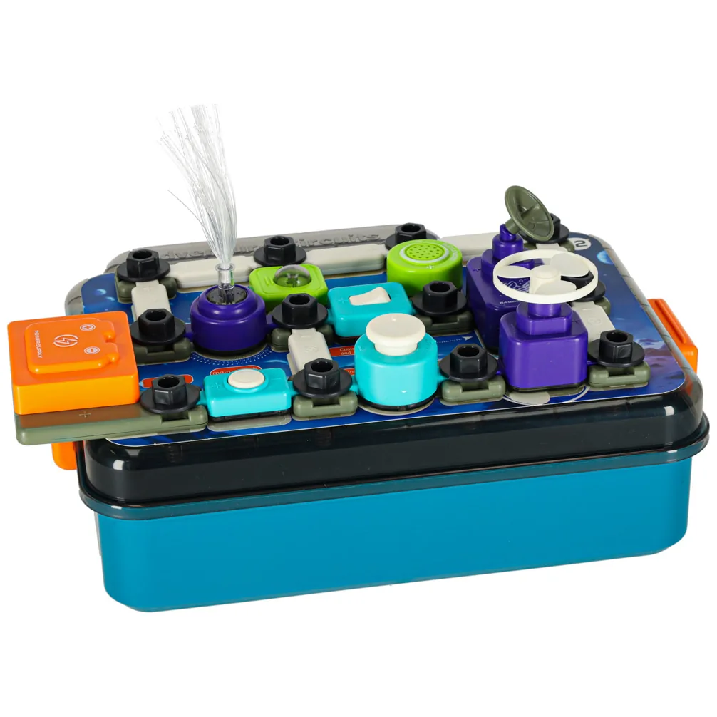 Mały elektryk elektronik zestaw edukacyjny 45 elementów + 12 kart - obrazek 6