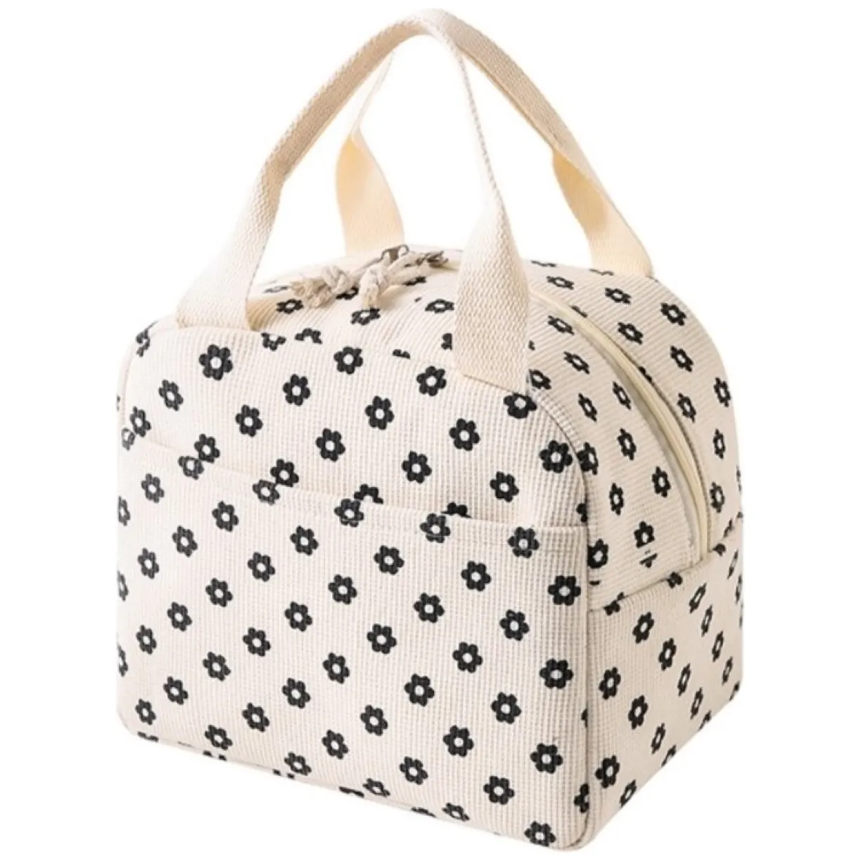 Torba termiczna do przenoszenia żywności LUNCH BOX stokrotki 26x21x18cm PJM45 - obrazek 4