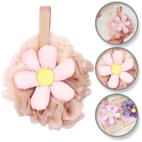 Szczotka gąbka do mycia ciała SWEETY na mokro XL 15cm GB14R