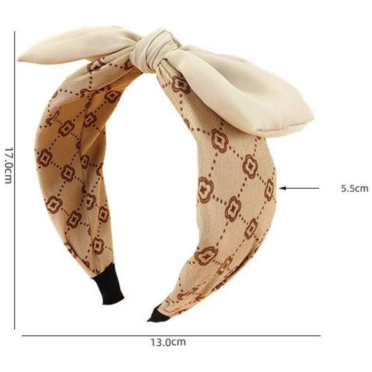OPASKA DO WŁOSÓW TURBANKA PIN UP CZARNA O451CZ - obrazek 2