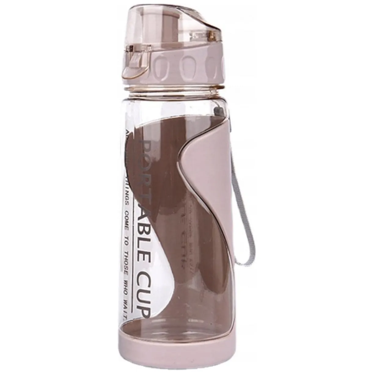BUTELKA NA WODĘ BIDON NA SIŁOWNIĘ FITNESS 600ml przenośny mały BD02 - obrazek 2