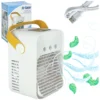 Klimator przenośny klimatyzer biurkowy mini klimatyzator na wodę 3w1 USB LED