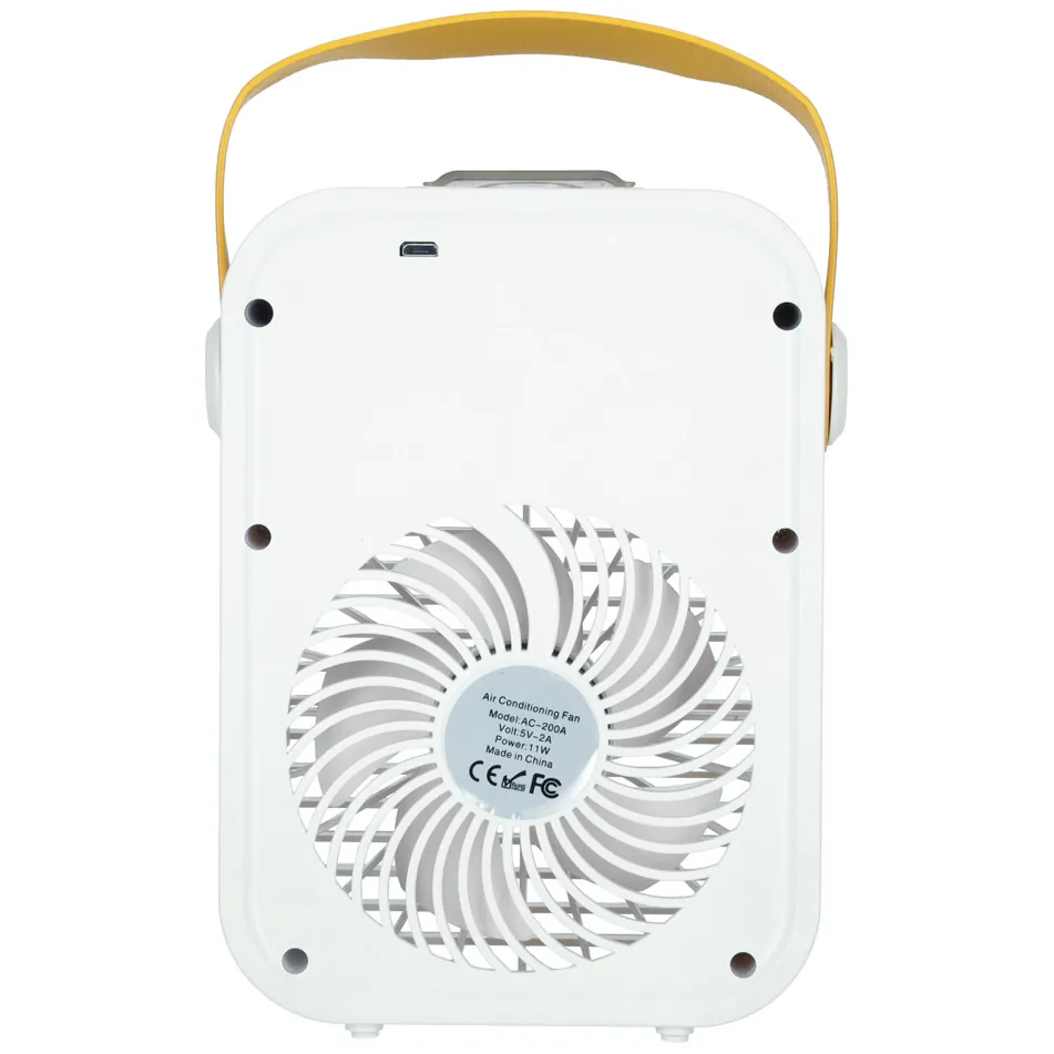 Klimator przenośny klimatyzer biurkowy mini klimatyzator na wodę 3w1 USB LED - obrazek 5