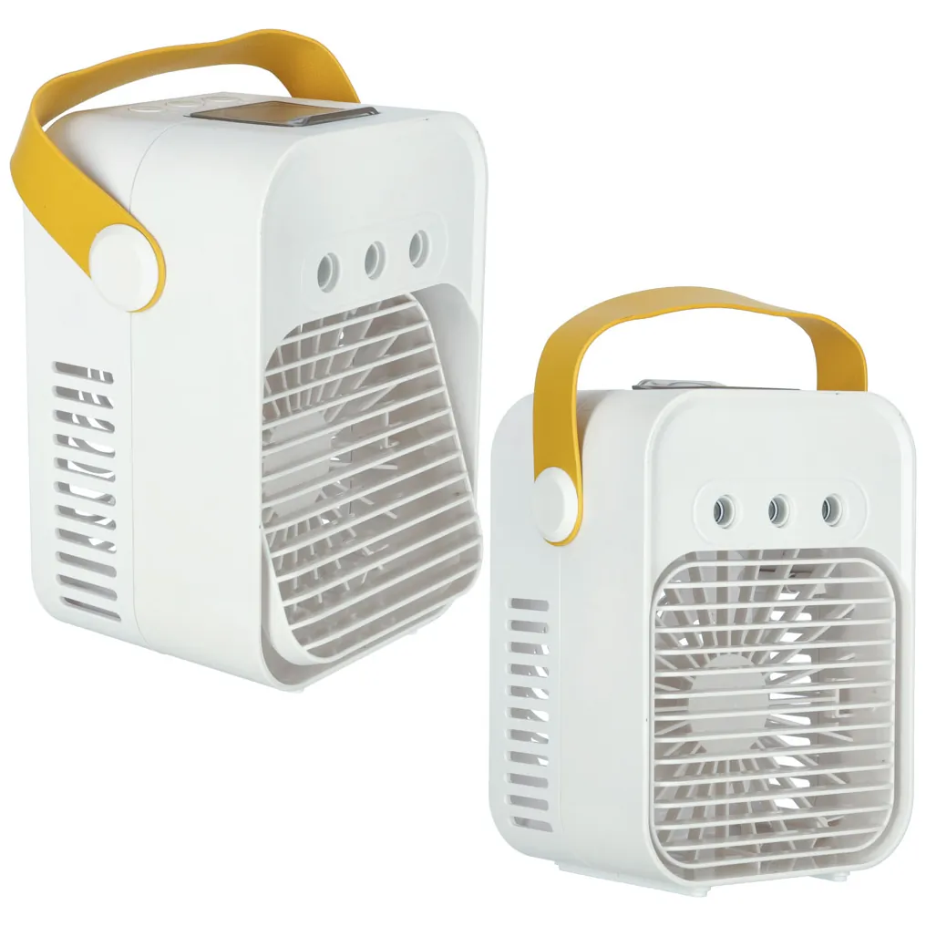 Klimator przenośny klimatyzer biurkowy mini klimatyzator na wodę 3w1 USB LED - obrazek 6