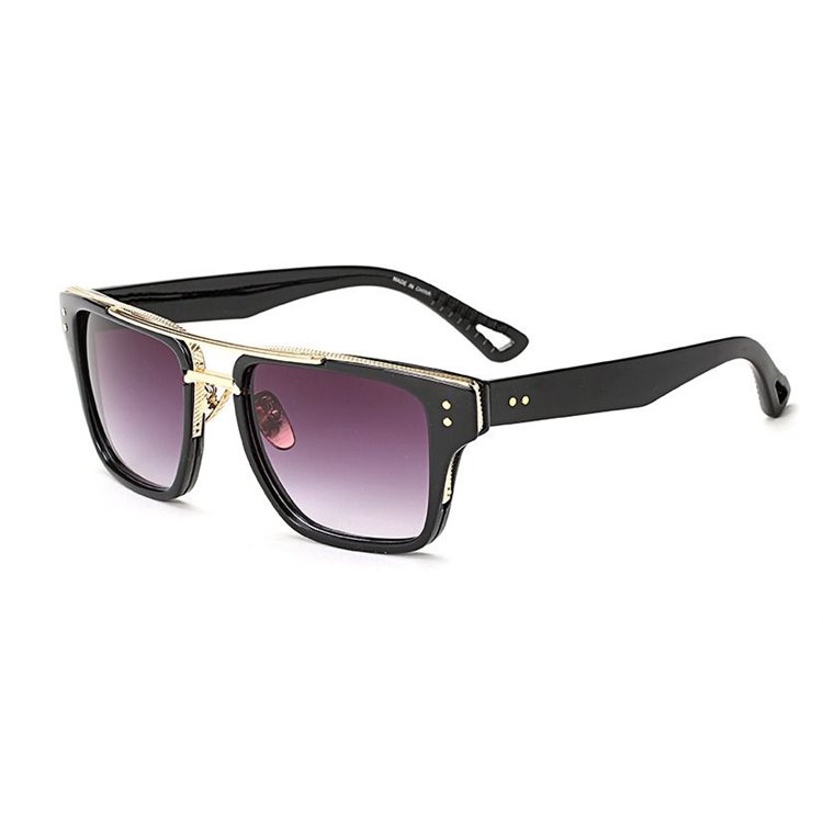 OKULARY UNISEX "ROYAL MAN" - CZARNE OK77 - obrazek 6