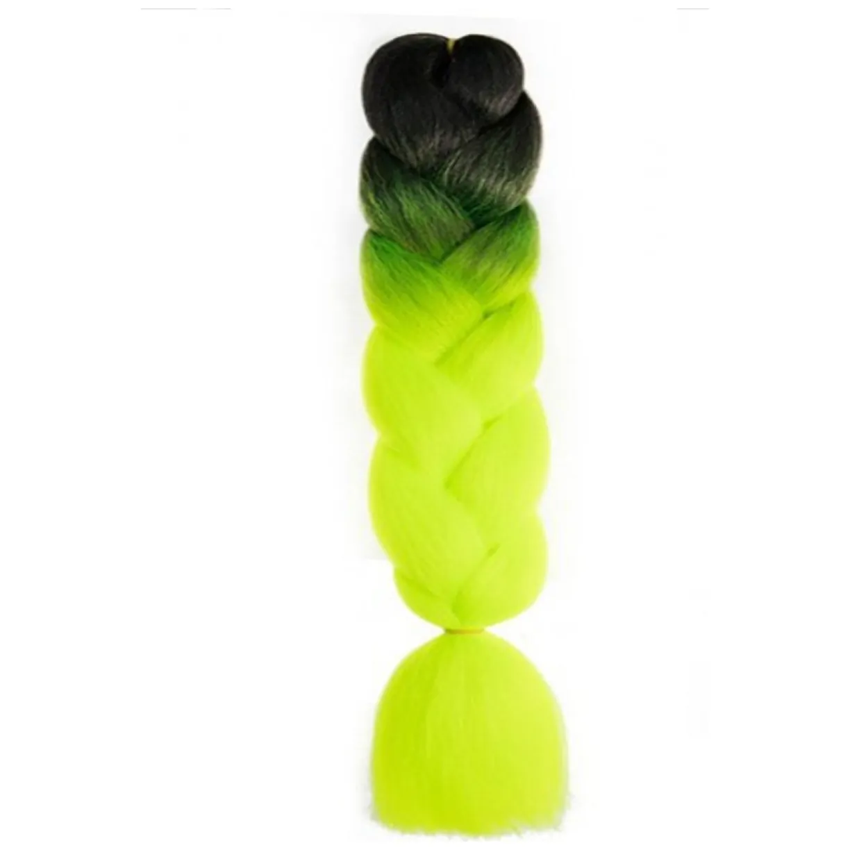 Syntetyczne włosy 120 cm gęste ombre WLS08 - obrazek 2