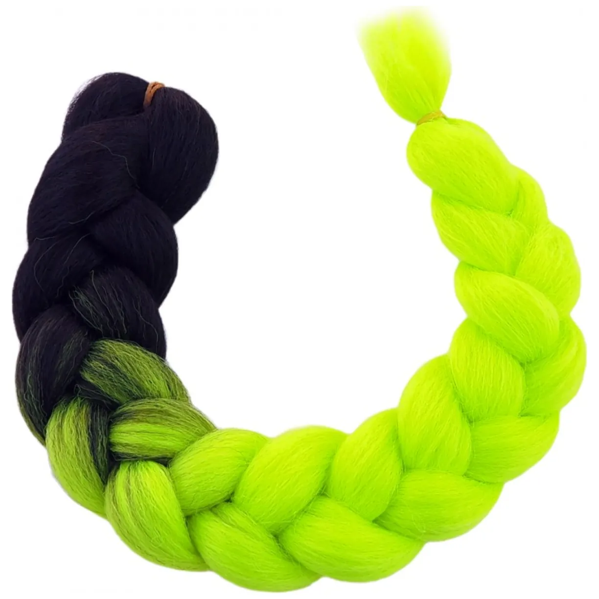 Syntetyczne włosy 120 cm gęste ombre WLS08