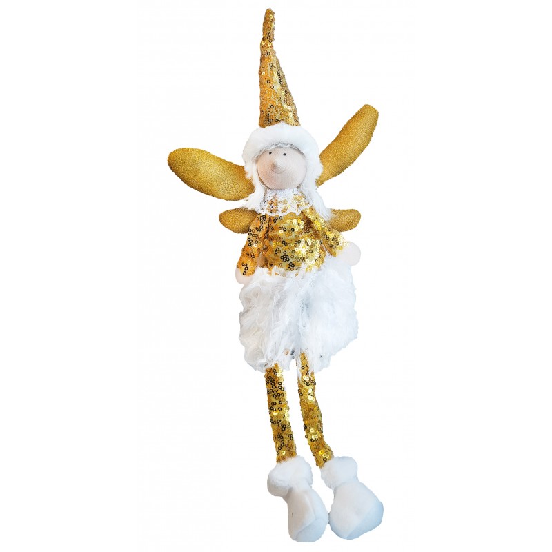 ŚWIĄTECZNY BOŻE NARODZENIE siedzący 50 cm Z PLUSZU ASN01Z - obrazek 2