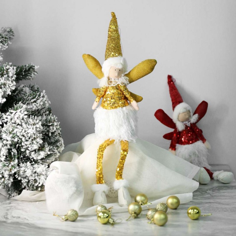 ŚWIĄTECZNY BOŻE NARODZENIE siedzący 50 cm Z PLUSZU ASN01Z - obrazek 4