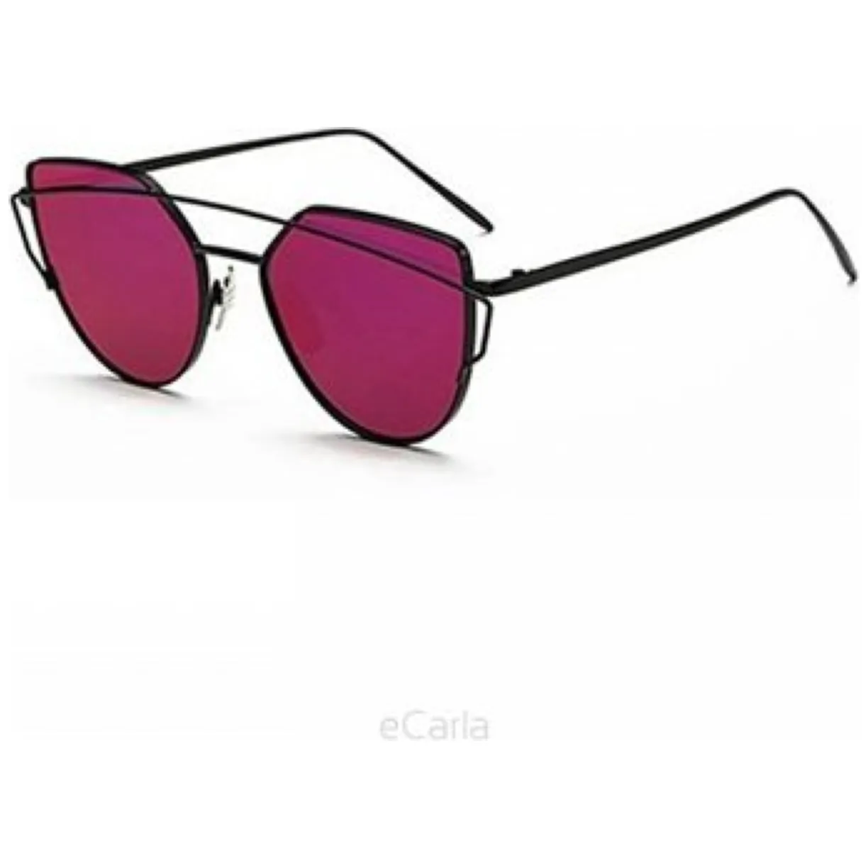 Okulary przeciwsłoneczne GLAM ROCK FASHION Lustrzanki Czerwone - obrazek 4