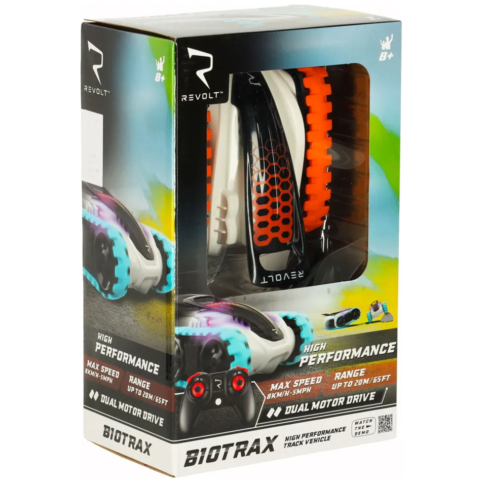 Samochód zdalnie sterowany pojazd gąsienicowy RC REVOLT TG1006 High-Performance Track Racer 2.4GHz LED Off-Road Zasięg do 40m czerwony - obrazek 6