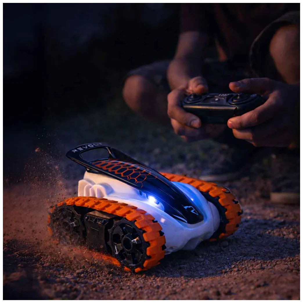 Samochód zdalnie sterowany pojazd gąsienicowy RC REVOLT TG1006 High-Performance Track Racer 2.4GHz LED Off-Road Zasięg do 40m czerwony - obrazek 8
