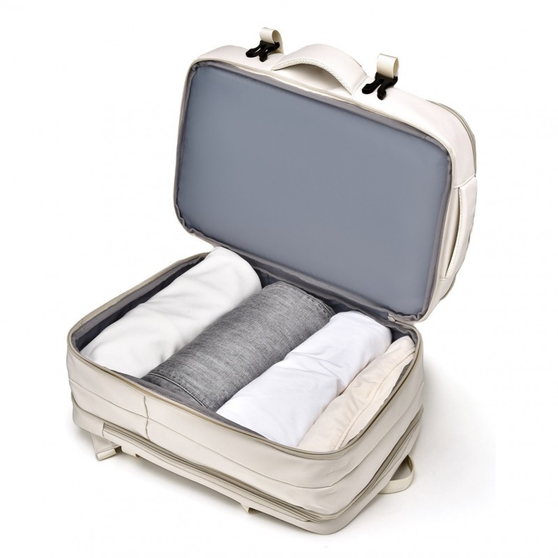 Plecak podróżny, kabinowy do samolotu, wodoodporny z USB, 44x30x16/26cm PL178 - obrazek 5