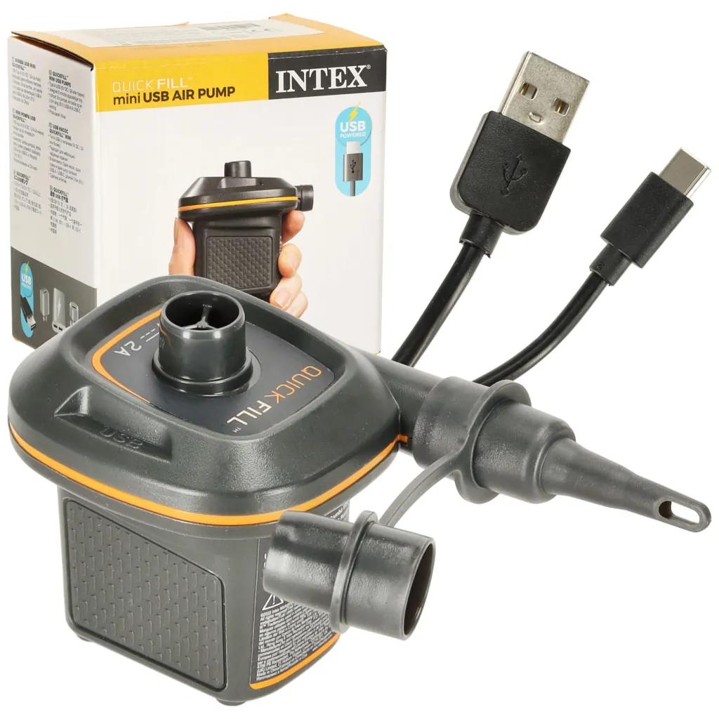 Dwukierunkowa pompka elektryczna USB do basenu i materaca mini kompresor - obrazek 13