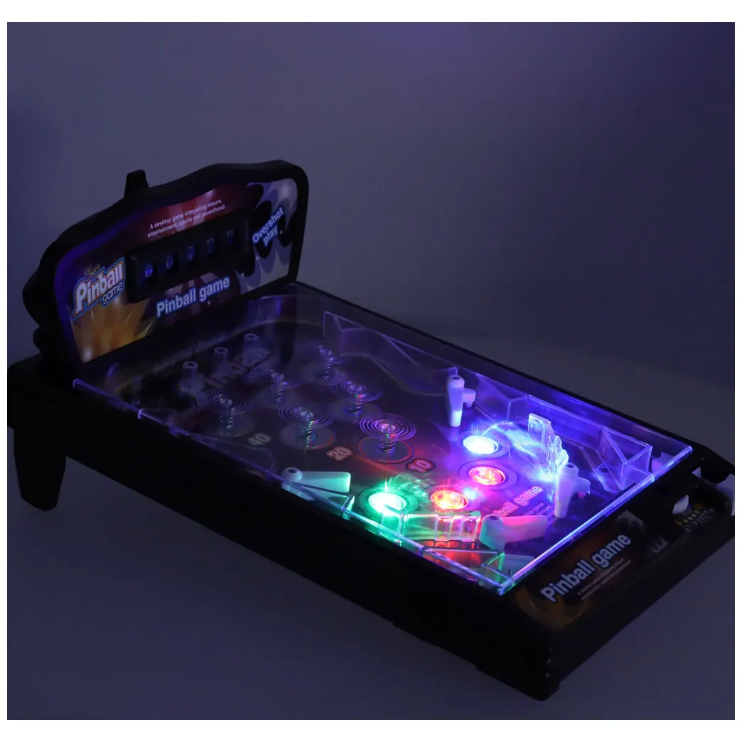Gra zręcznościowa Pinball Flipper stół ze światłami i muzyką dla dzieci - obrazek 6