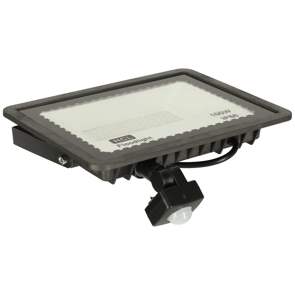 Reflektor LED 100W z czujnikiem ruchu IP66 biała zimna na zewnątrz - obrazek 5