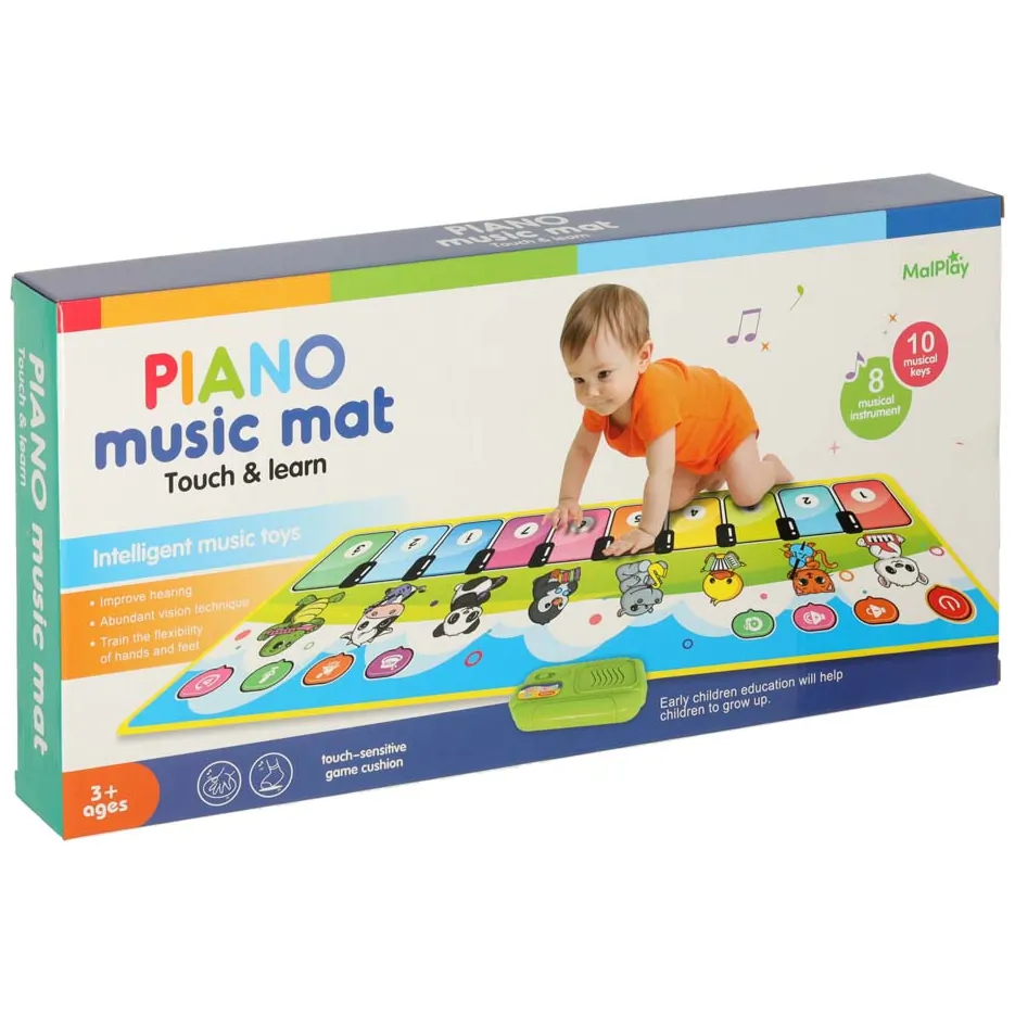 Mata muzyczna interaktywna pianinko z nagrywaniem - obrazek 12