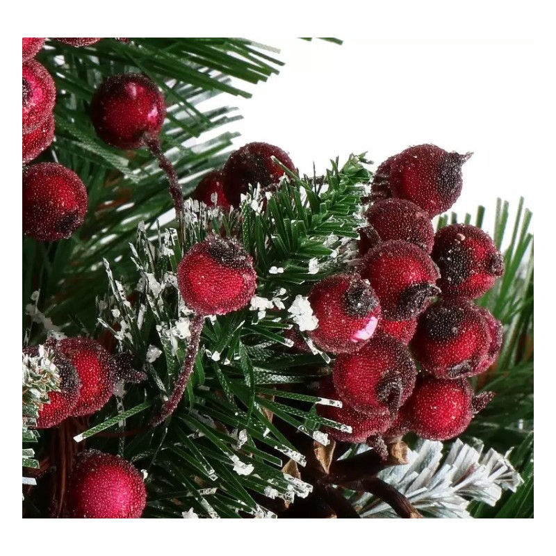 Mroźna jarzębina ciemna sztuczna 20szt wiązka GLZ02 - obrazek 2