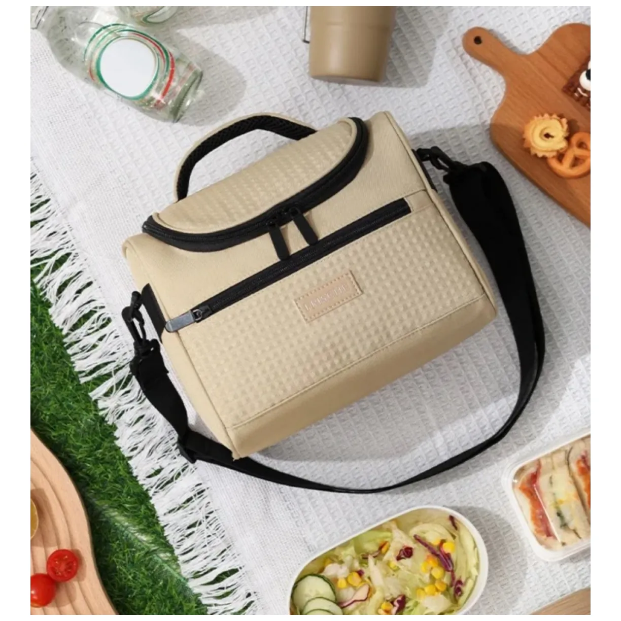 Torba termiczna do przenoszenia żywności LUNCH BOX 25x20,5x16,5 cm KP05K - obrazek 5