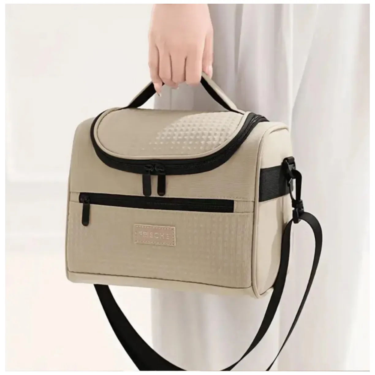 Torba termiczna do przenoszenia żywności LUNCH BOX 25x20,5x16,5 cm KP05K - obrazek 9