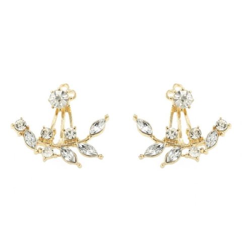 KOLCZYKI GAŁĄZKI ZA UCHO K179 ZŁOTO