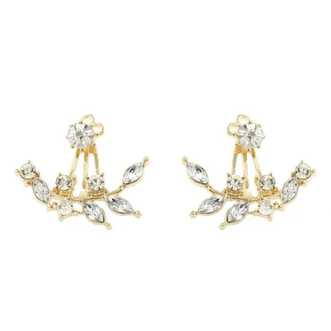 KOLCZYKI GAŁĄZKI ZA UCHO K179 ZŁOTO