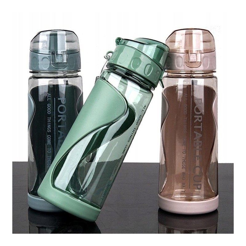 BUTELKA NA WODĘ BIDON NA SIŁOWNIĘ FITNESS 600ml przenośny mały BD02 - obrazek 5