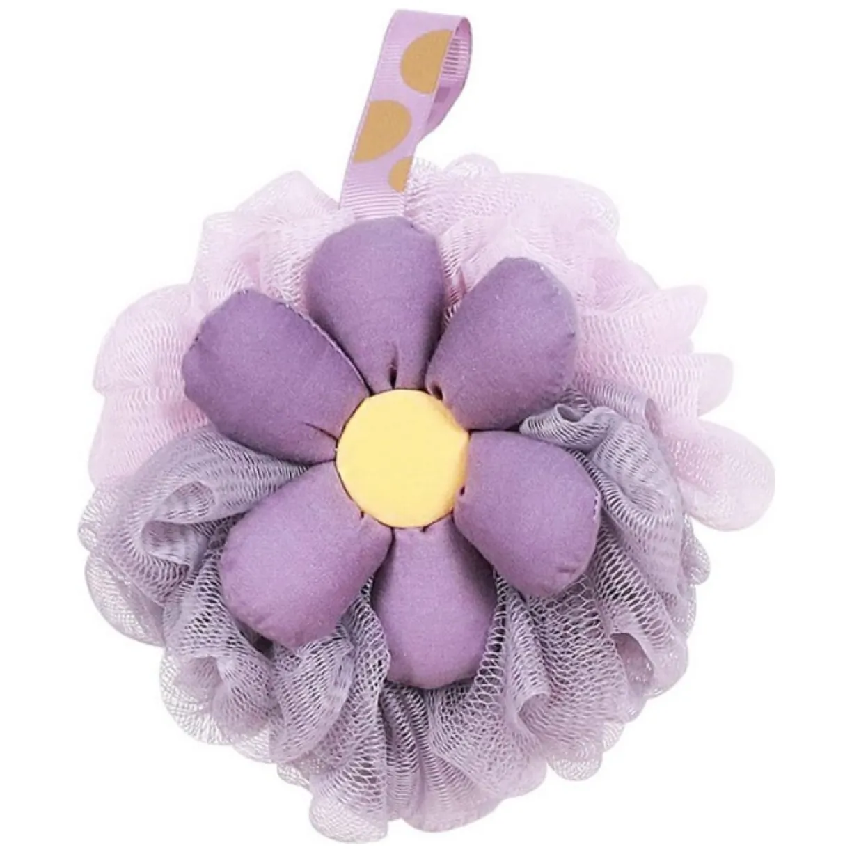 Szczotka gąbka do mycia ciała SWEETY na mokro XL 15cm GB14FIO - obrazek 2