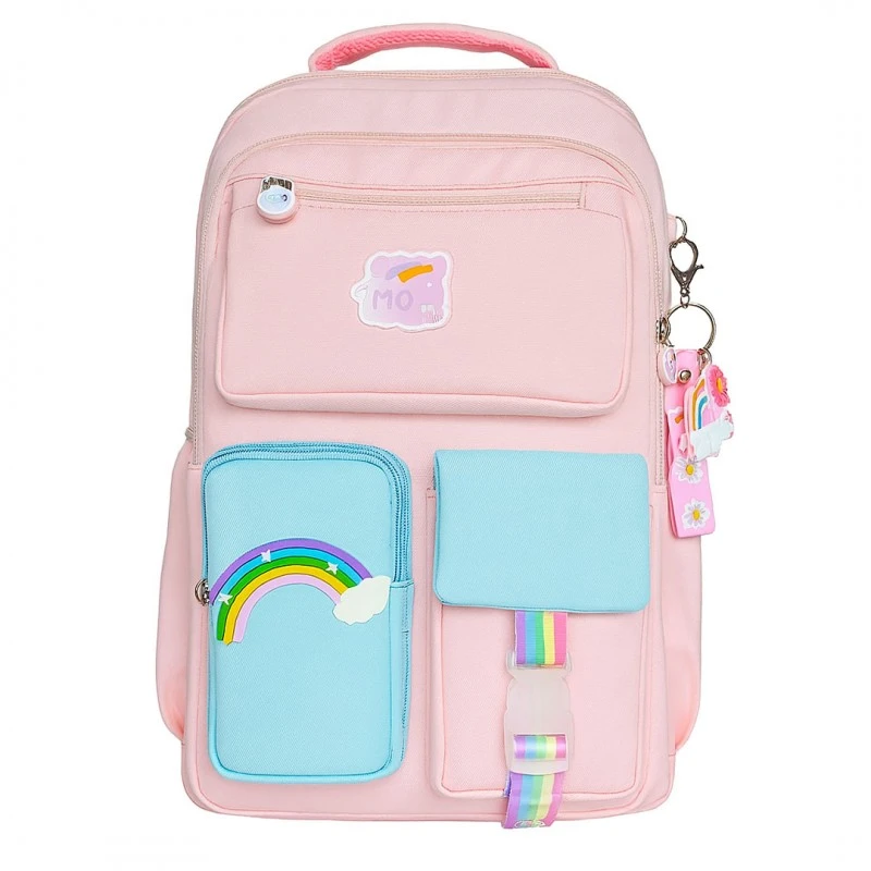 Plecak RAINBOW sweet szkolny uniwersalny kieszonki, odblaski PL160R - obrazek 2