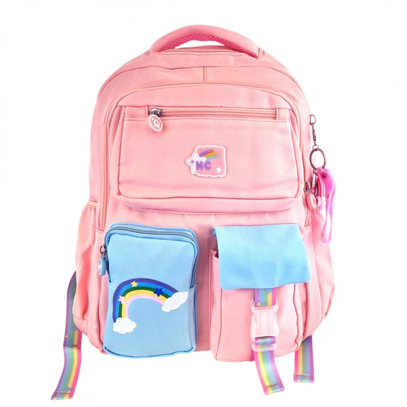 Plecak RAINBOW sweet szkolny uniwersalny kieszonki, odblaski PL160R - obrazek 4