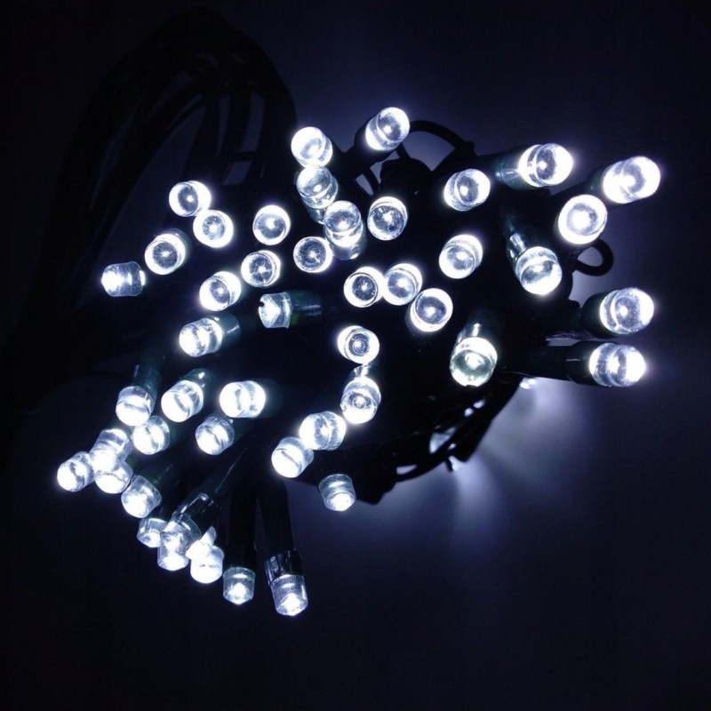 Światełka lampki wewnętrzne/zewnętrzne 200 LED Białe LAMP02B - obrazek 2